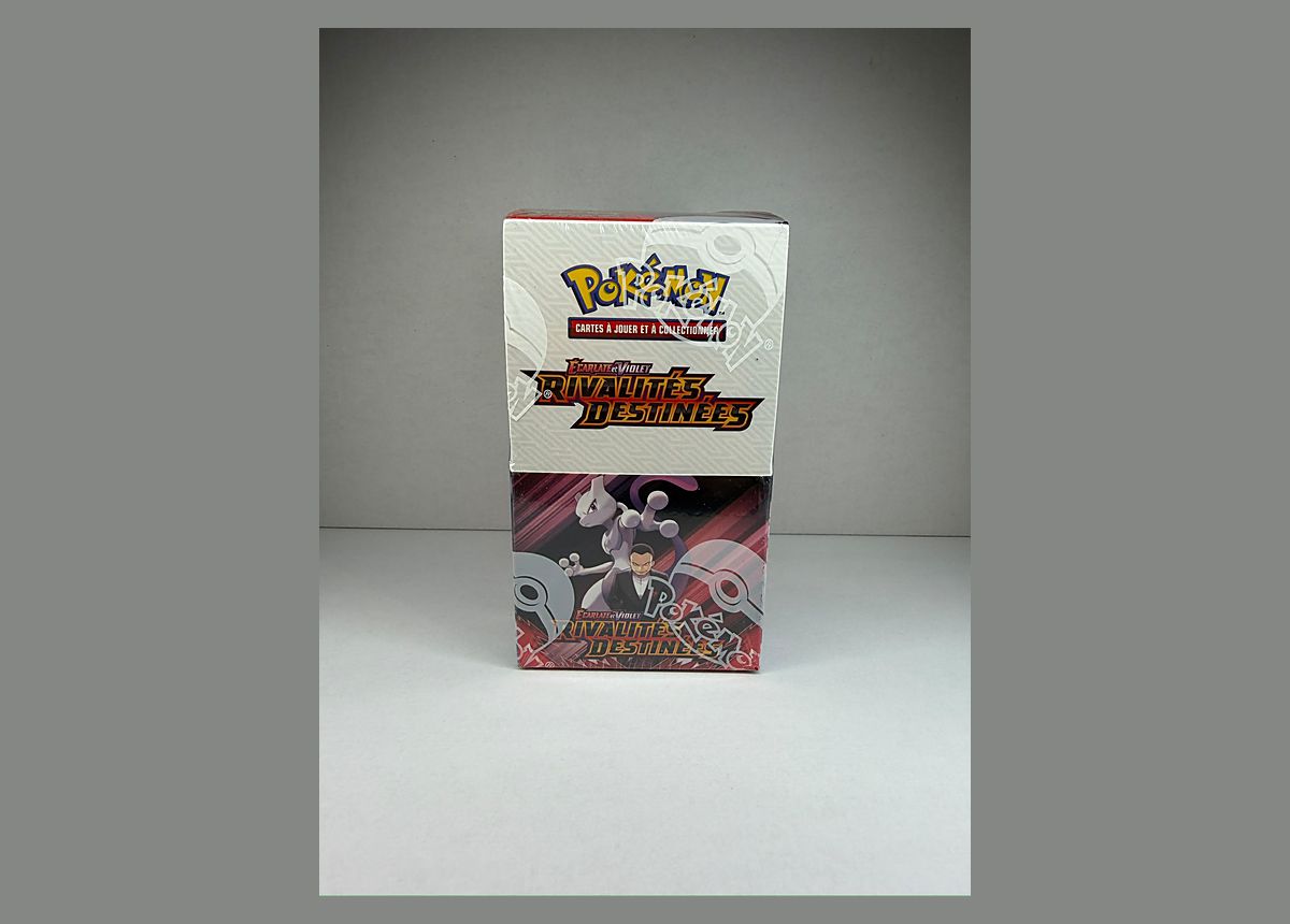 Display scellé Pokémon Écarlate et Violet Rivalités Destinées version française